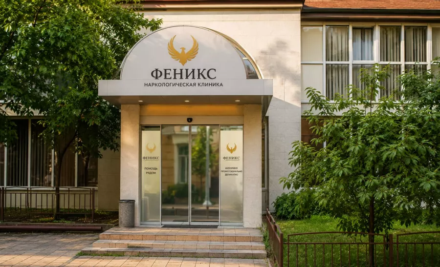 Вход в наркологическую клинику «Феникс» в Чебоксарах